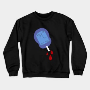 Blood Glucose Meter Crewneck Sweatshirt